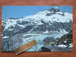 Belvédère-Furka, Rhonegletscher Ansichtskarte und Berstenhor