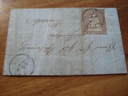 Strubeli-Faltbrief 1861,