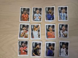 Alle 12 Coca Cola Panini WM 2026 Sticker Set