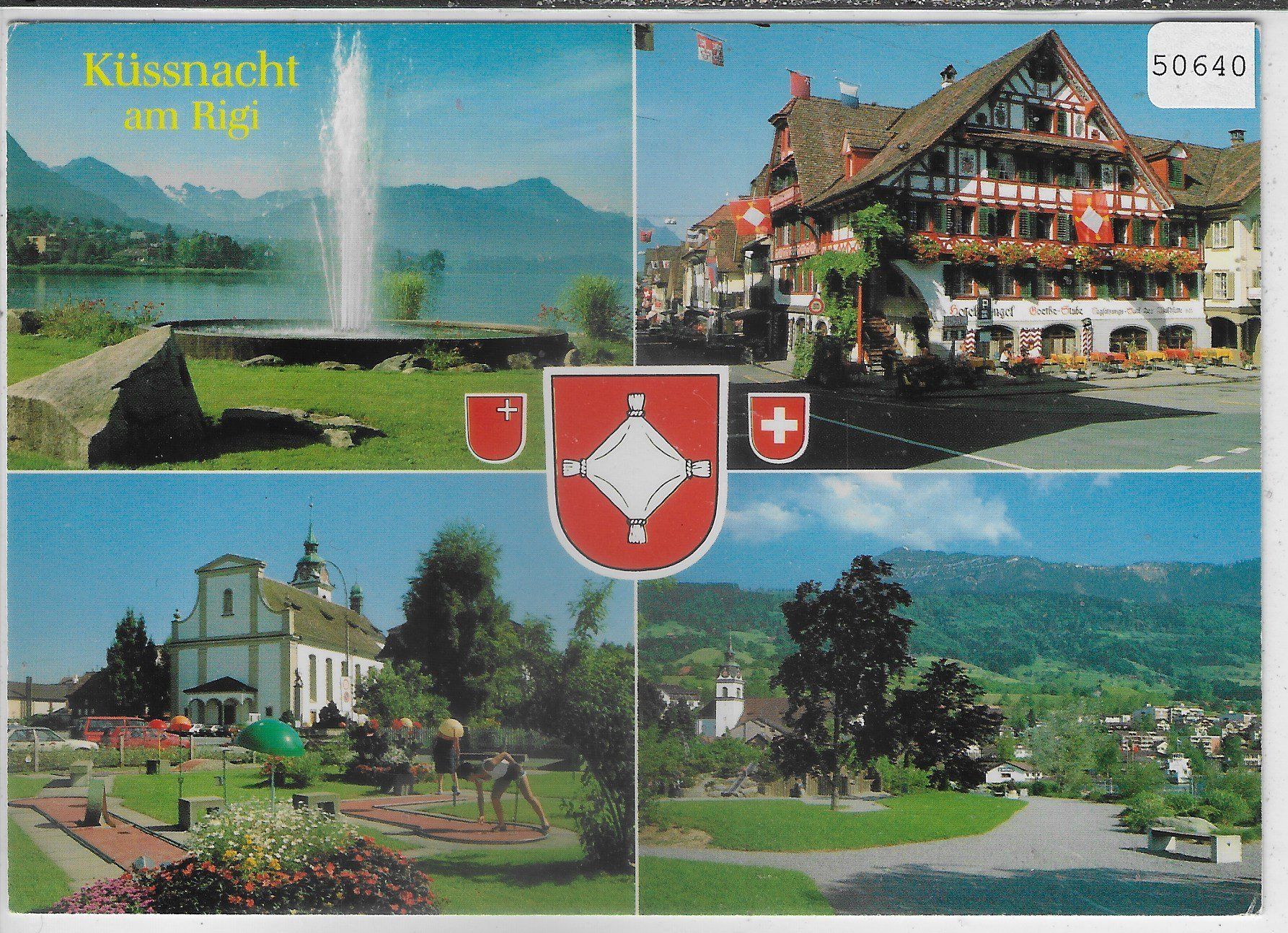 Cartoline postali: Küssnacht am Rigi - Multiview – Usato da Ettingen venduto da Kartenplanet