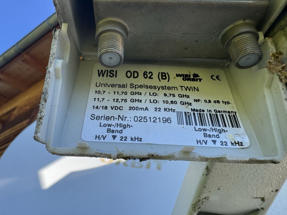 Parabola satellitare: Satelittenantenne – Usato da Madetswil venduto da kistlerk 3
