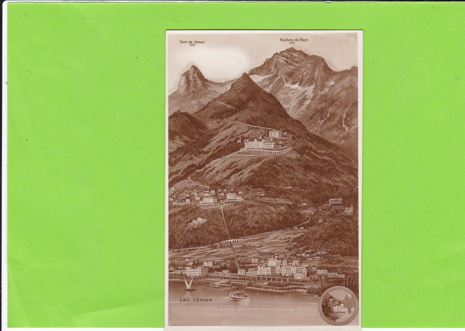Ansichtskarten: Territet-Glion-Caux – Gebraucht aus St. Peterzell von neckertal