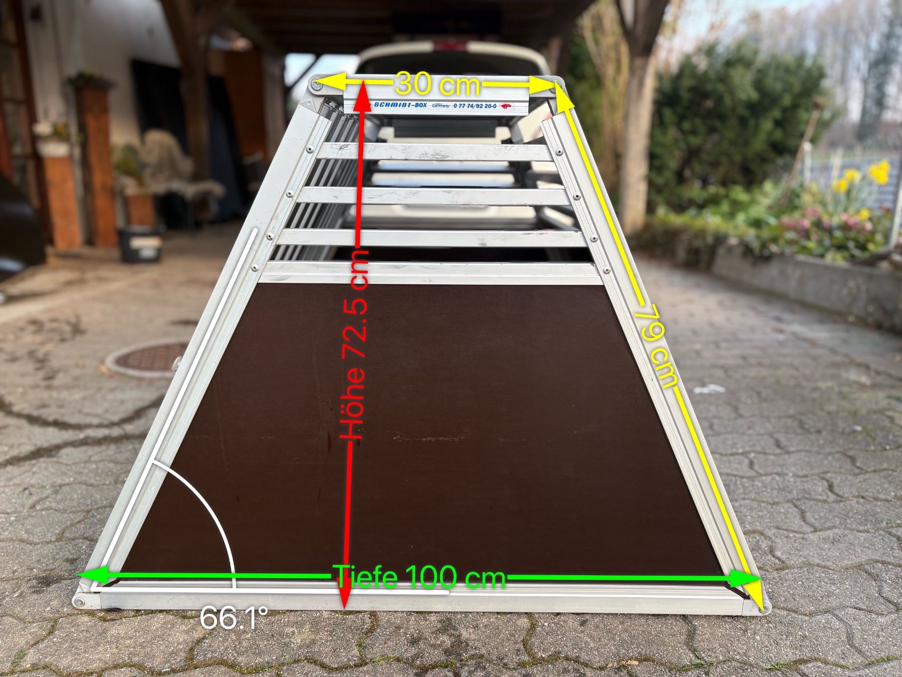 Gabbie, trasporto & Sicurezza: Schmidt Box Hundebox Alu Kennel – Usato da Hausen am Albis venduto da Tulpe35i 3