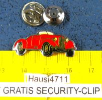 AUBURN SPEEDSTER CABRIO OFFEN ROT AUTO PIN GLASIERT KLEIN