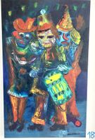 Oelbild von Bruno A.Weber. 1971