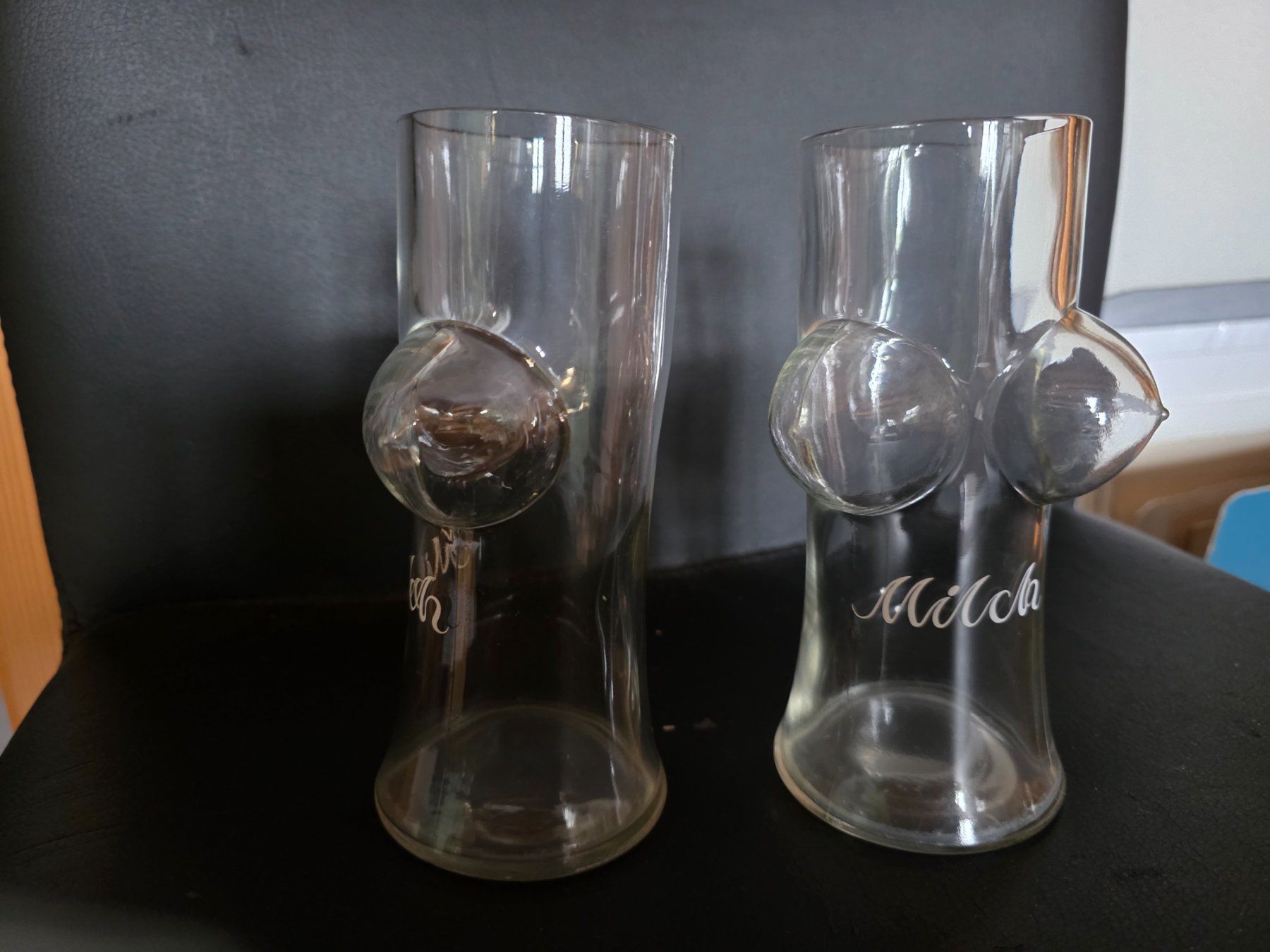 Bicchieri: 2 Trinkgläser Glas Milch 16 cm – Usato da Walterswil BE venduto da Lonitti 4
