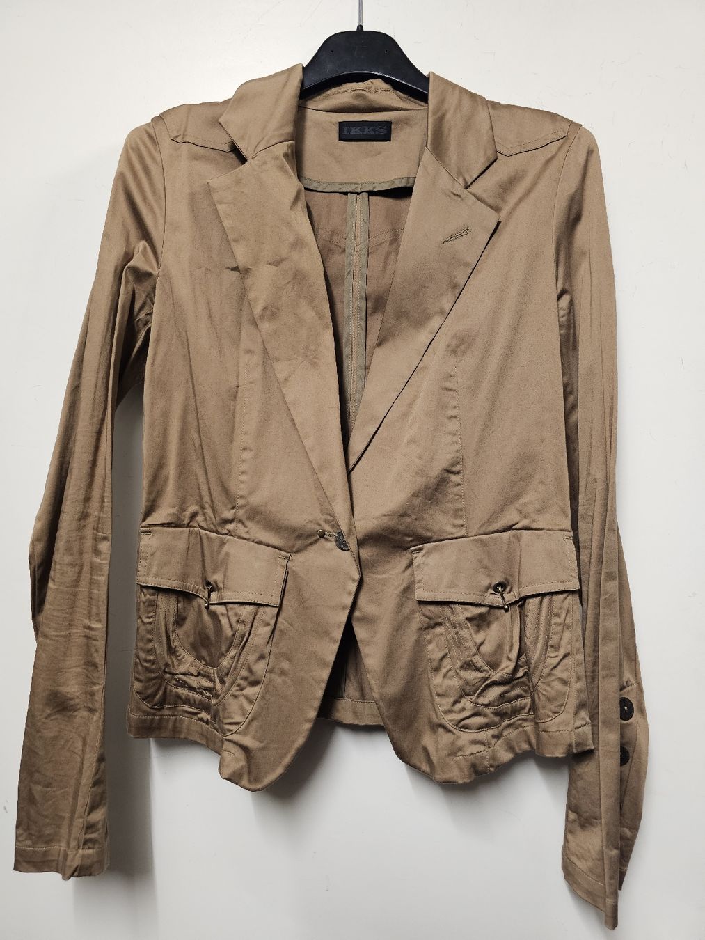 IKKS Jacken: Veste IKKS/Beige doré/Coton/Élastane/Jolis détails/Taille:M – Neu (gemäss Beschreibung) aus Basel von Paloma6261 9