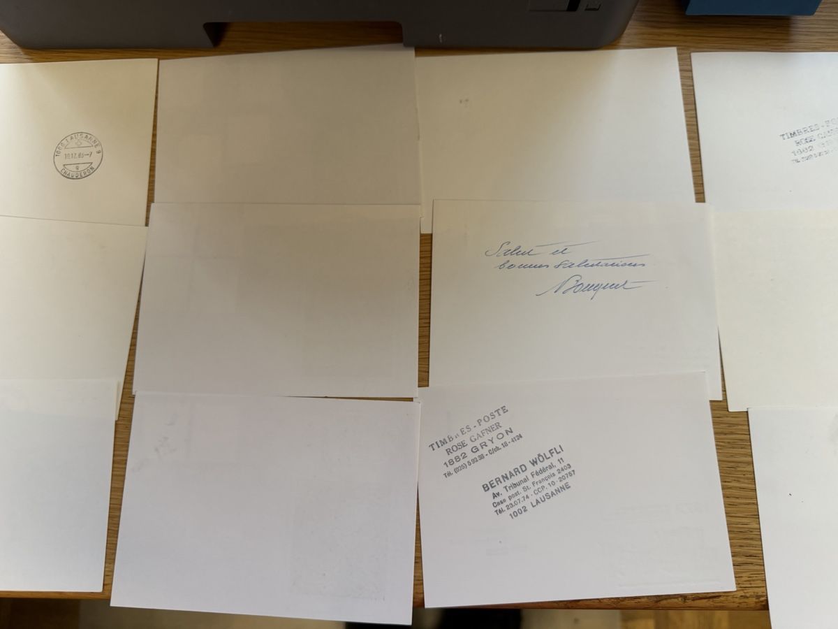Alle Briefmarken: 27 Karten Tag der Briefmarke  – Neu (gemäss Beschreibung) aus Murgenthal von Tina_4055 6