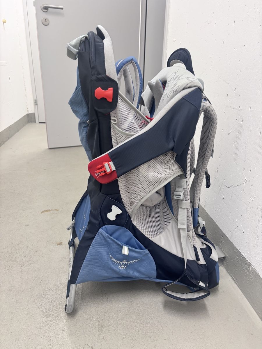 Osprey Marsupi portabebè: Osprey Poco AG Plus Kindertrage blau – Usato da Knonau venduto da mar_v9sx 3