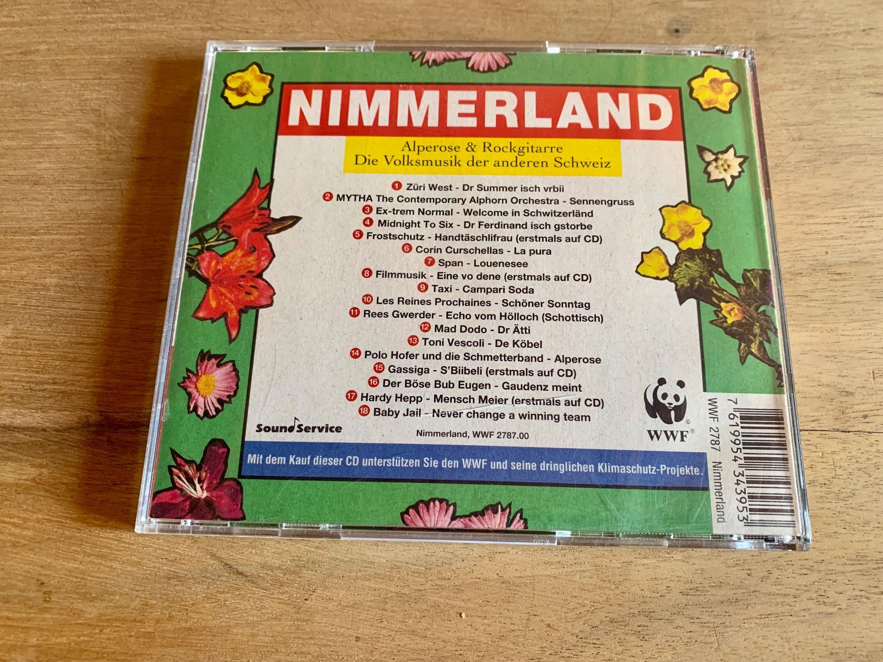 CD: Nimmerland - Diverse Schweizer Interpreten - CD – Usato da Pontresina venduto da il-bain 1