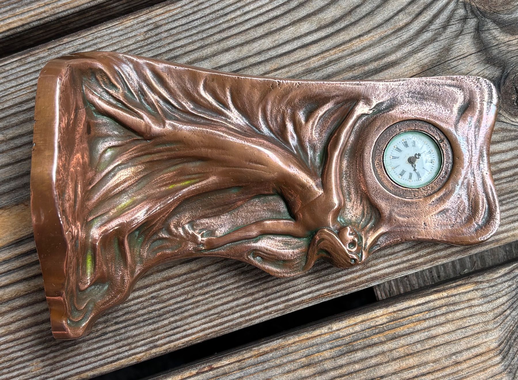 Orologi da terra & Orologi da parete: antike kleine Jugendstil Standuhr – Usato da Lüchingen venduto da Eeizo 4