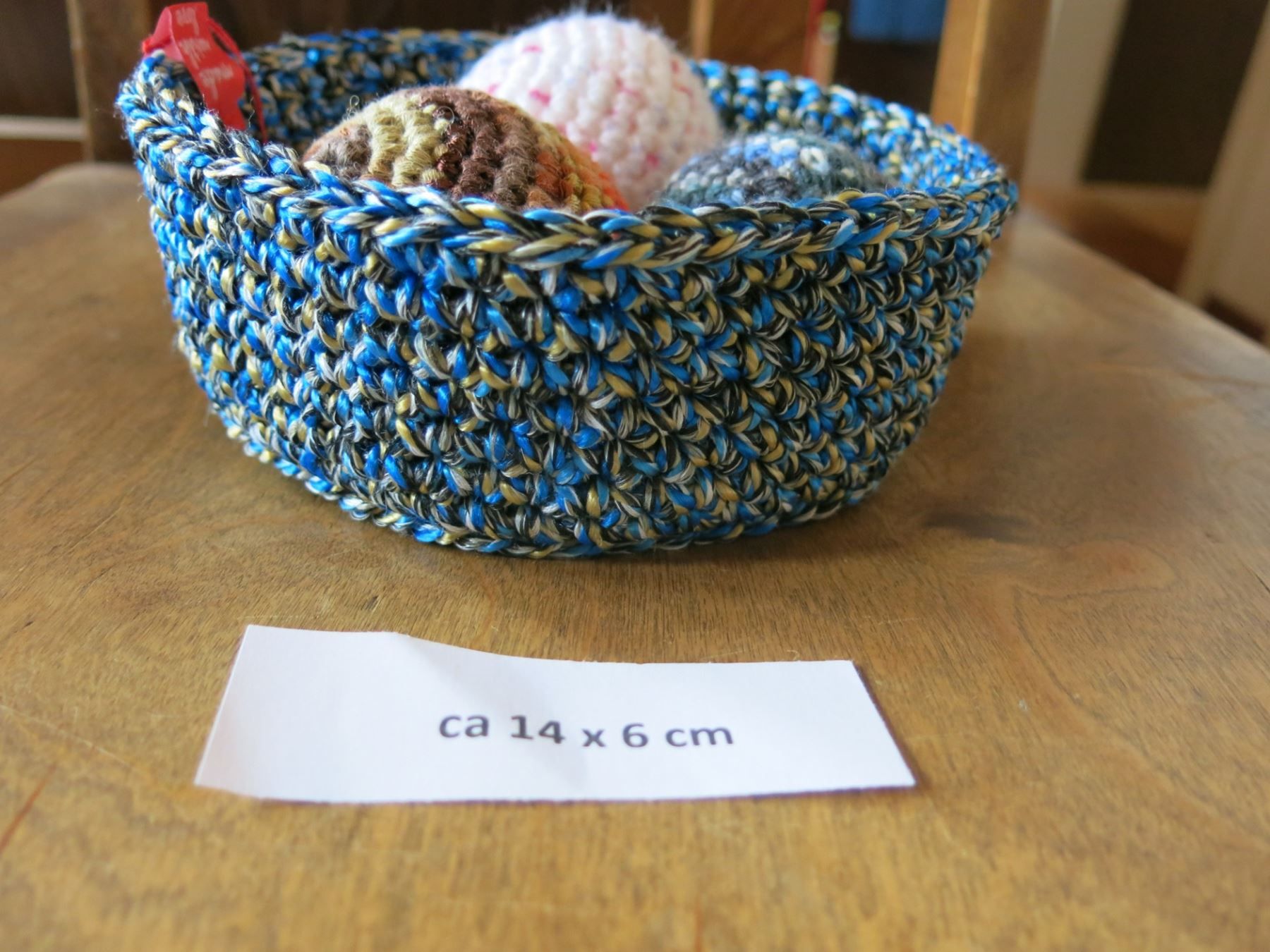 Alle Dekorationen: rundes  Körbchen gehäkelt /ca 14x6cm – Neu (gemäss Beschreibung) aus Schaffhausen von Espressoo7 1