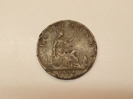 🇬🇧 UK Farthing 1894. Queen Victoria