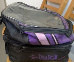 Held Exklusiv Motorradtankrucksack Tourentasche Schwarz/Lila