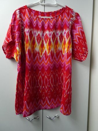 Tunika Multicolor, Gr. 42  rot_weiss_gelb