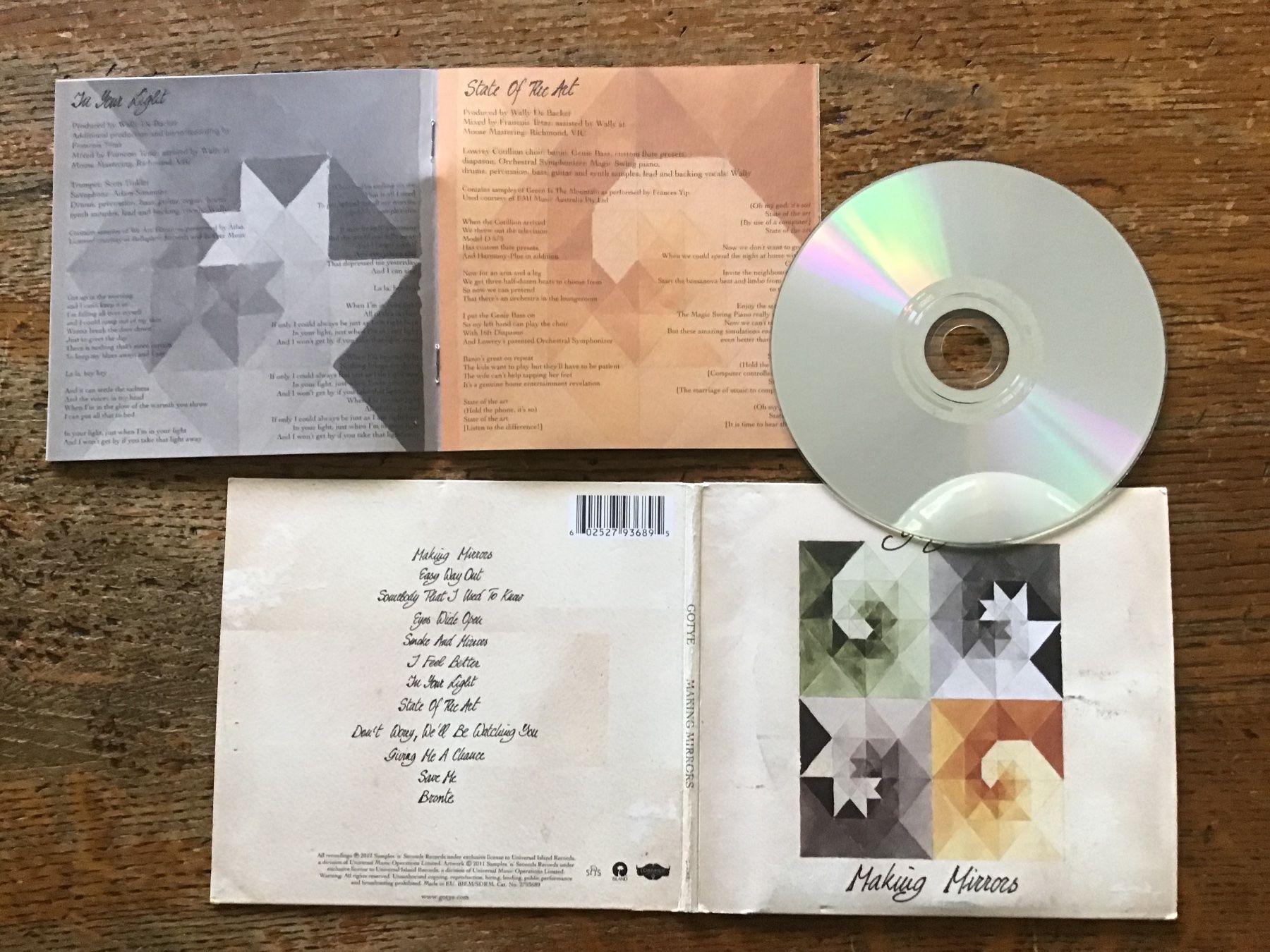 CDs: CD Gotye Making Mirrors – Gebraucht aus Fully von Ruby97 2