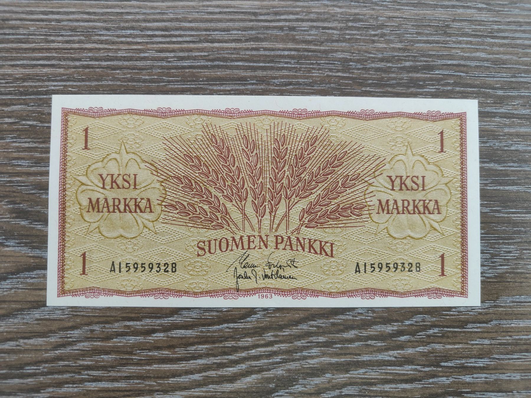 Banconote: Finnland 1 Markka 1963 !!!!!!! – Nuovo (secondo la descrizione) da Flaach venduto da Lonzo99