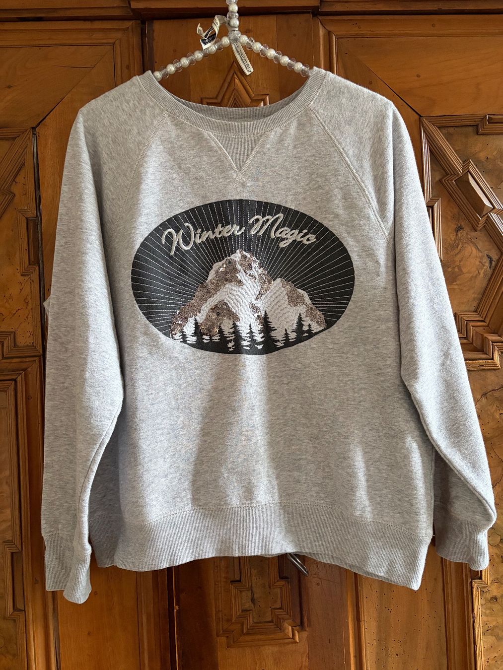 Maglioni & Felpe: RETRO SWEATSHIRT WINTER MAGIC Größe M 100 % Baumwolle – Usato da Interlaken venduto da Bona55