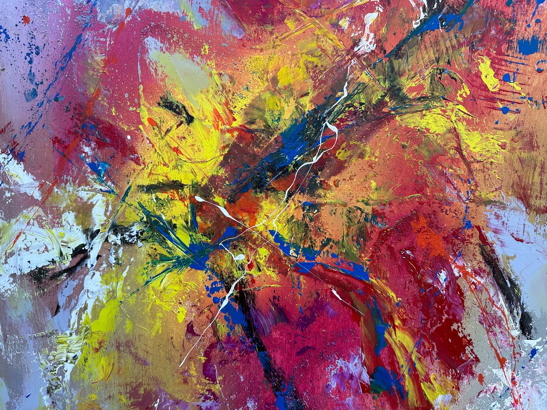 Dipinti: Acrylbild 80 x 80 cm – Usato da Chur venduto da Flatcoat 1