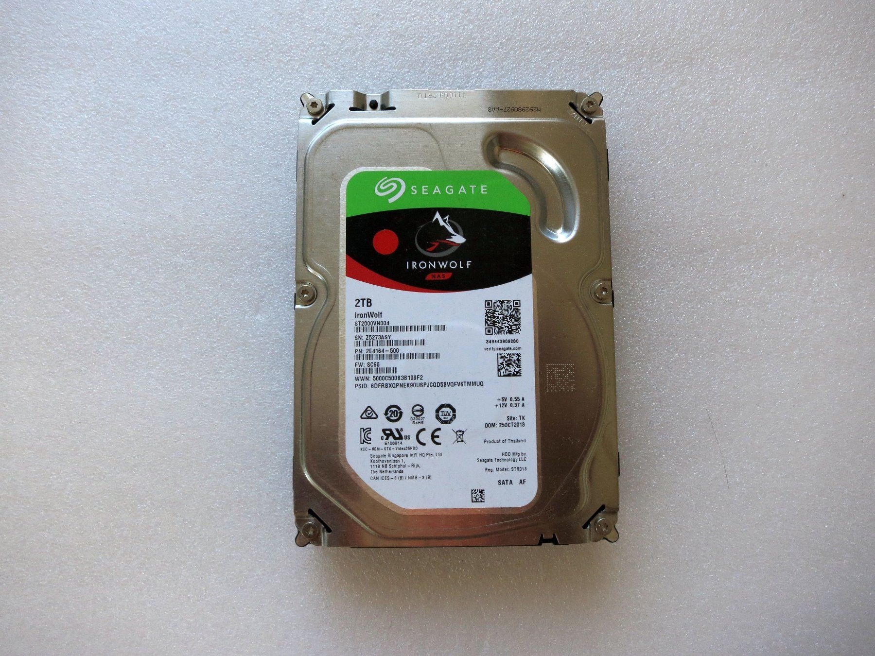 Seagate Harddisks: Harddisk 2TB Ironwolf ST2000VN004 19296std – Gebraucht aus Neuhausen von Juhui584