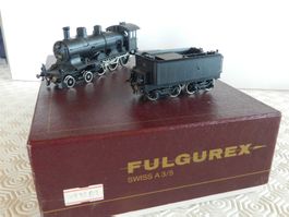 H0 DC FULGUREX Dampflok SWISS A3/5