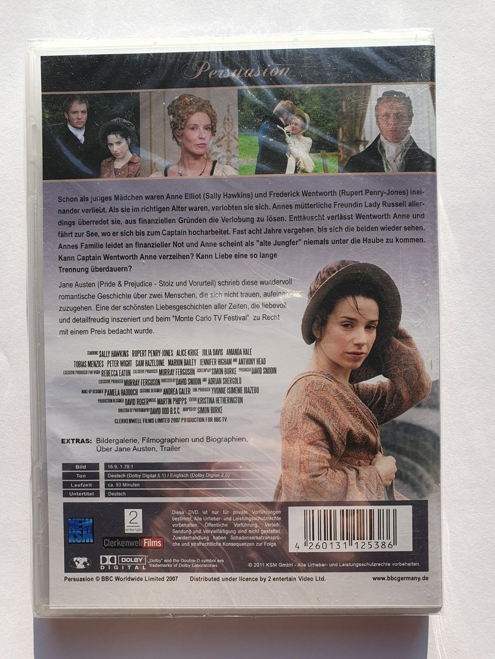 Tutti i DVDs: DVD Persuasion - Jane Austin - BBC – Usato da St. Margarethen TG venduto da Schachmatt 1