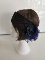 🤩CHARLESTON-STYLE STIRNBAND SCHWARZ SAMT MIT ECHTFEDERN