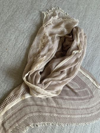 Elegante Pashmina Stola, Seide/Kaschmir Neu 80 x 190 cm