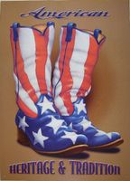 Blechschild-AMERICAN HERITAGE&TRADITION - 30 X 40 CM
