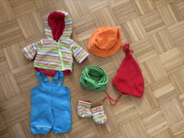 Puppenkleidung Set Jacke, Hose, Mützen von Jako-O