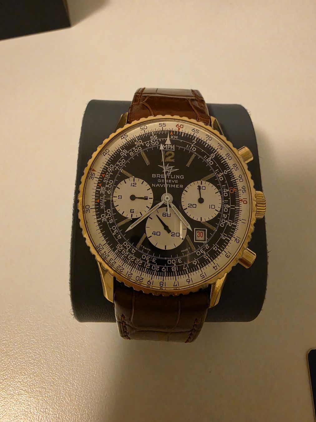 Breitling Orologi: Breitling Navitimer Chronograph 43mm handaufzug  – Usato da Basel venduto da Afghan1234 6