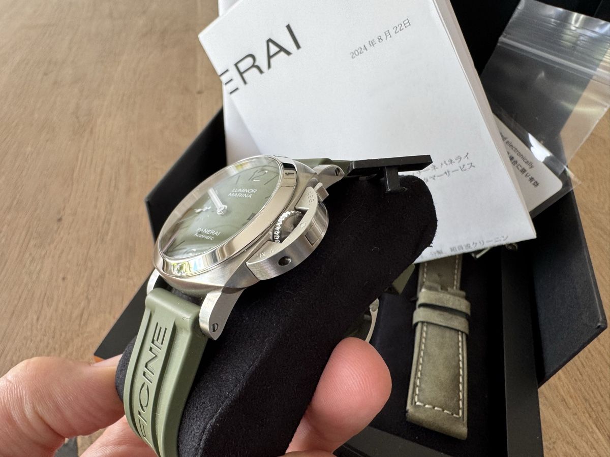 Panerai Orologi: Panerai Quaranta Grün PAM01304 – Usato da Wohlen AG venduto da zrhdus 4