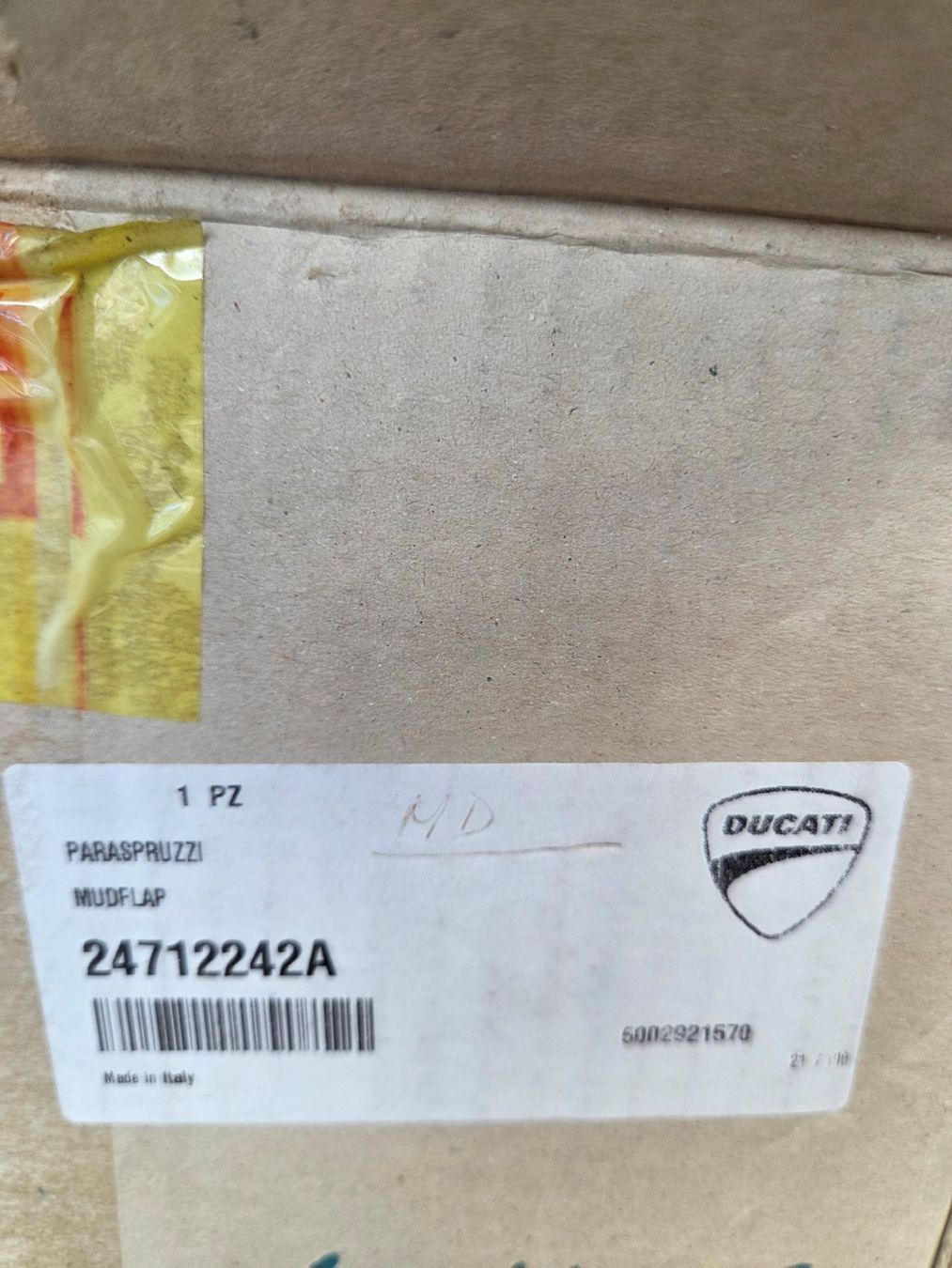 Ducati Tutti i ricambio per moto: Kotschutz für Ducati Monster Original – Nuovo e nell'imballaggio originale da Frauenfeld venduto da Moto77_AG 3