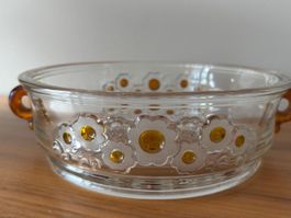Antik Früchteschale, top Zustand, spezielles Glas