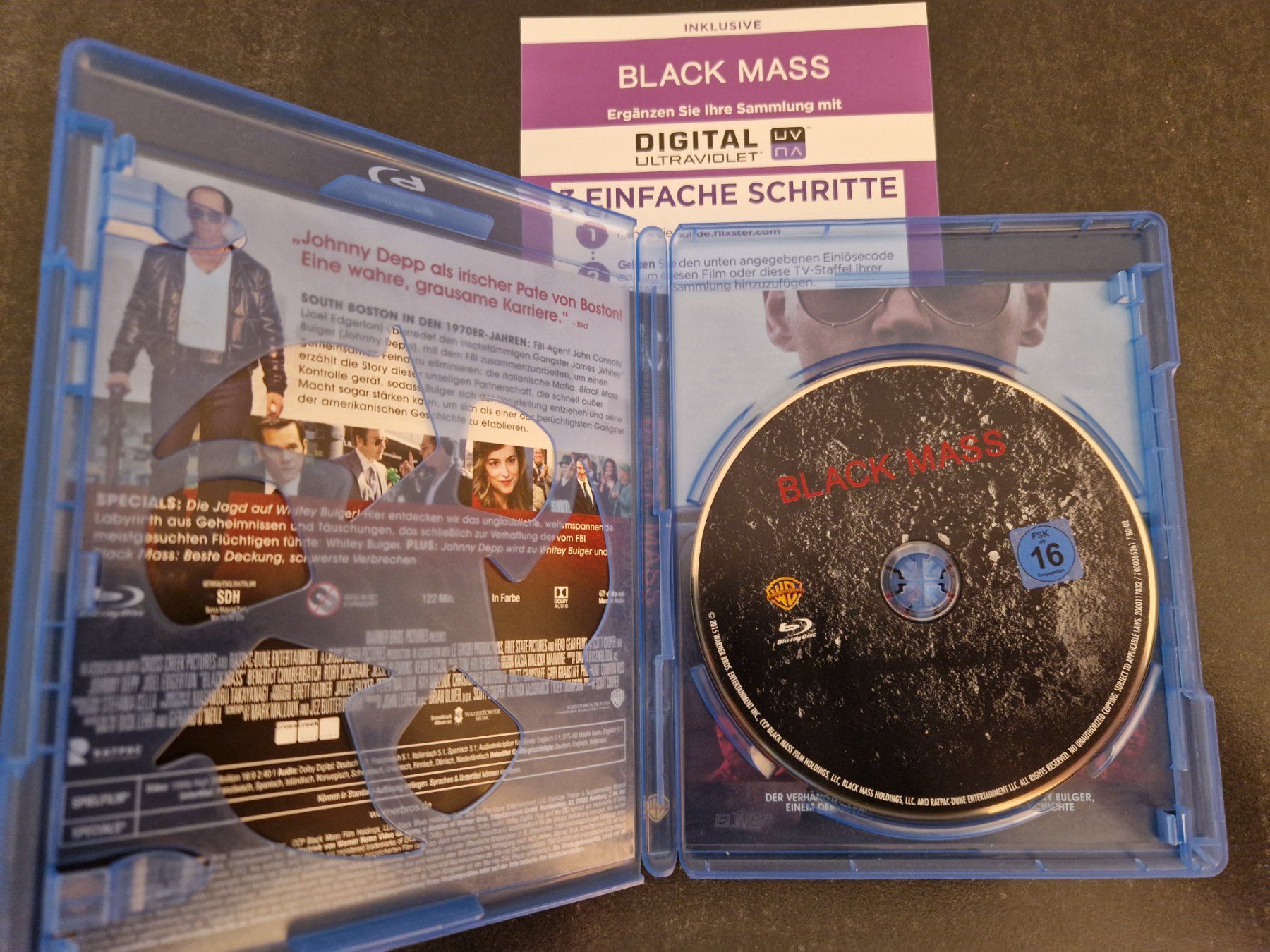 Alle DVDs: Black Mass Blu-Ray Topzustand – Gebraucht aus Buchs SG von Herc01 1