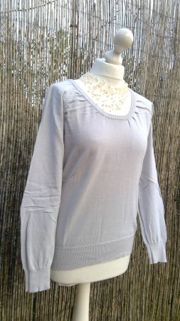 Pullover gris clair NOTHING ELSE, taille L