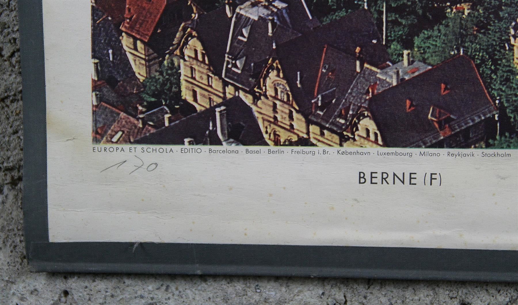 Foto & Immagini: Schulwandbild, Schulwandkarte "Bern" – Usato da Birrwil venduto da brandschatz_birrwil 3