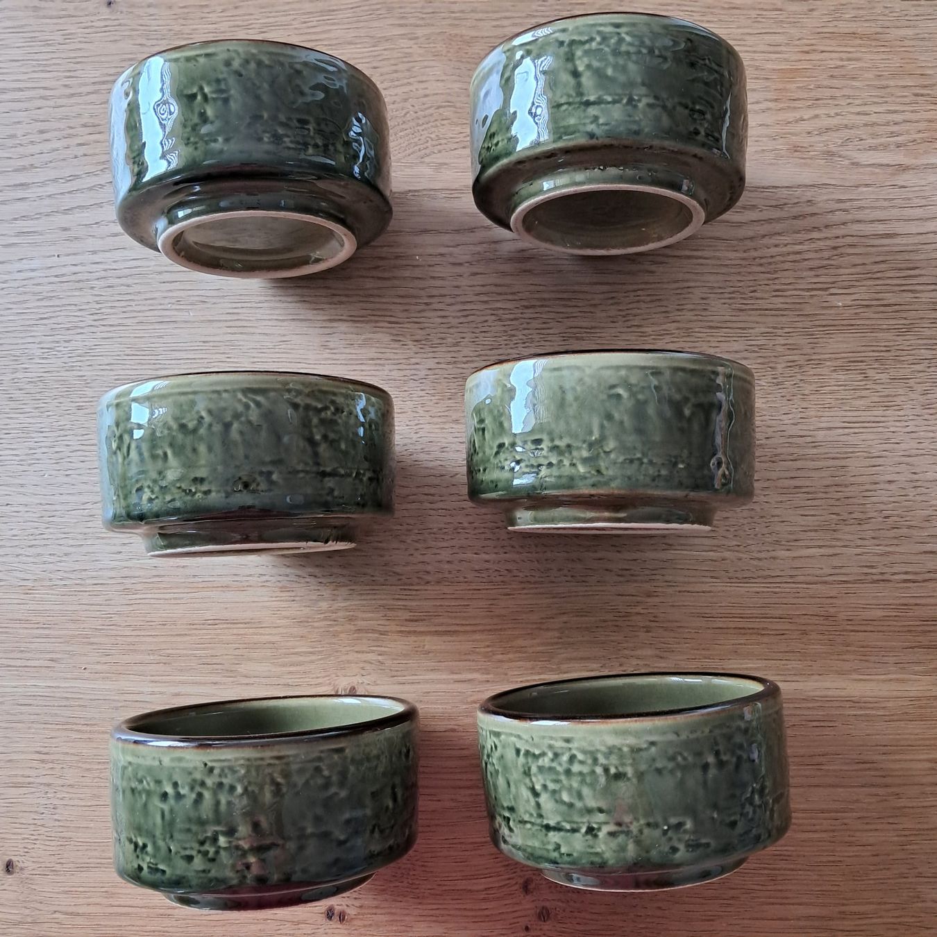 Geschirrsets: Fondue Teller Set, Keramik 6 Teller+6 Schalen – Gebraucht aus Meilen von Vaurien15 4