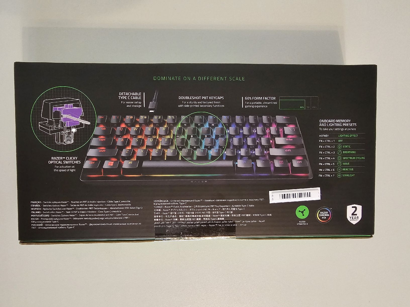 Razer Tastiere: RAZER HUNTSMAN MINI – Nuovo (secondo la descrizione) da Bern venduto da oscarAC 4