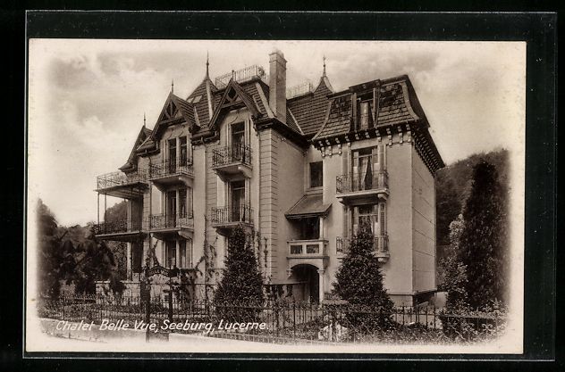 Ansichtskarten: AK Luzern, Seeburg, Chalet Belle Vue – Gebraucht aus Berlin von bartko-reher