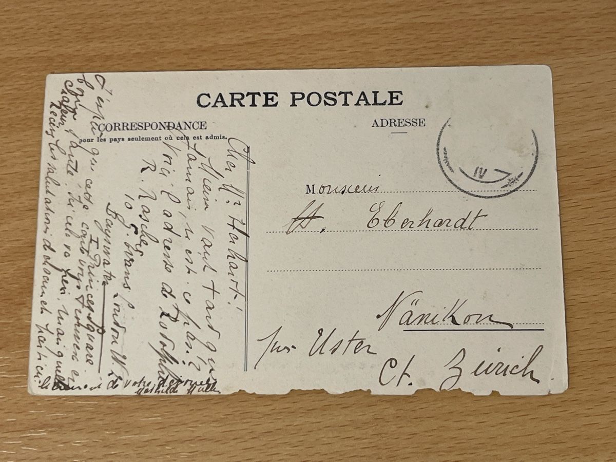 Cartes postales: Alte Ansichtskarte Institut Müller-Thiebaud Neuchâtel – D'occasion à Hinwil par Chuan2 1