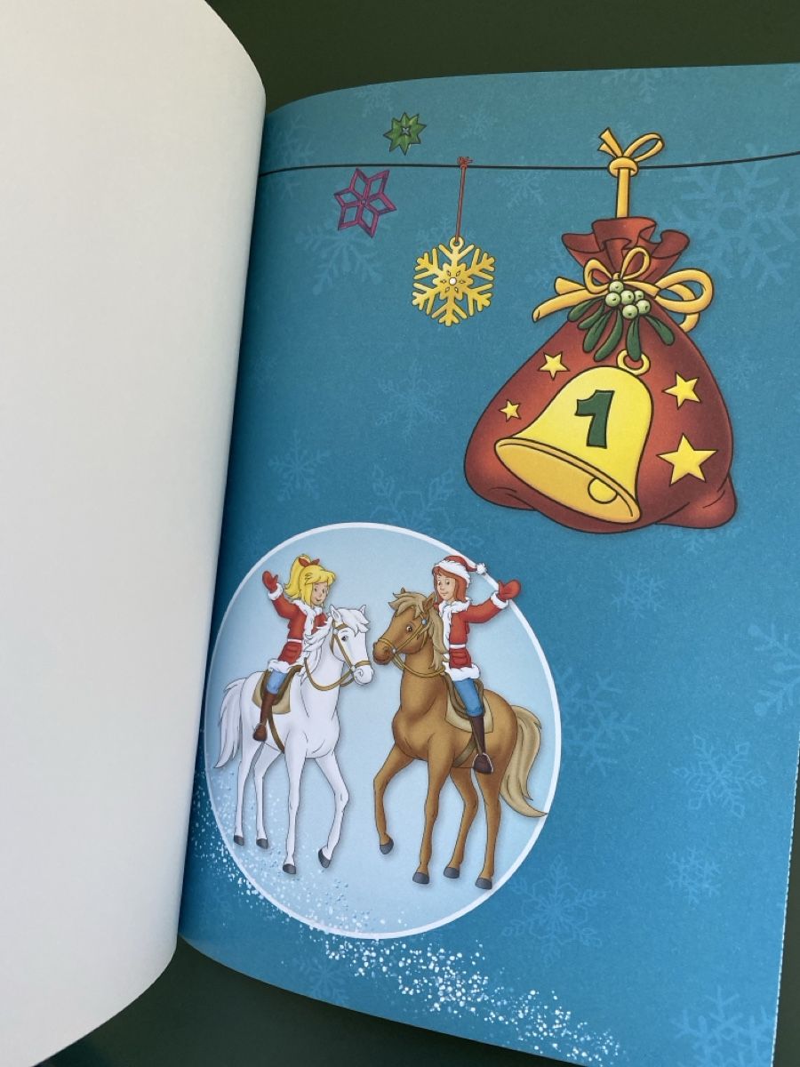 Libri: Bibi&Tina Adventskalenderbuch "Nick, der Schlittenhund" – Nuovo (secondo la descrizione) da Seuzach venduto da freiheiten 3