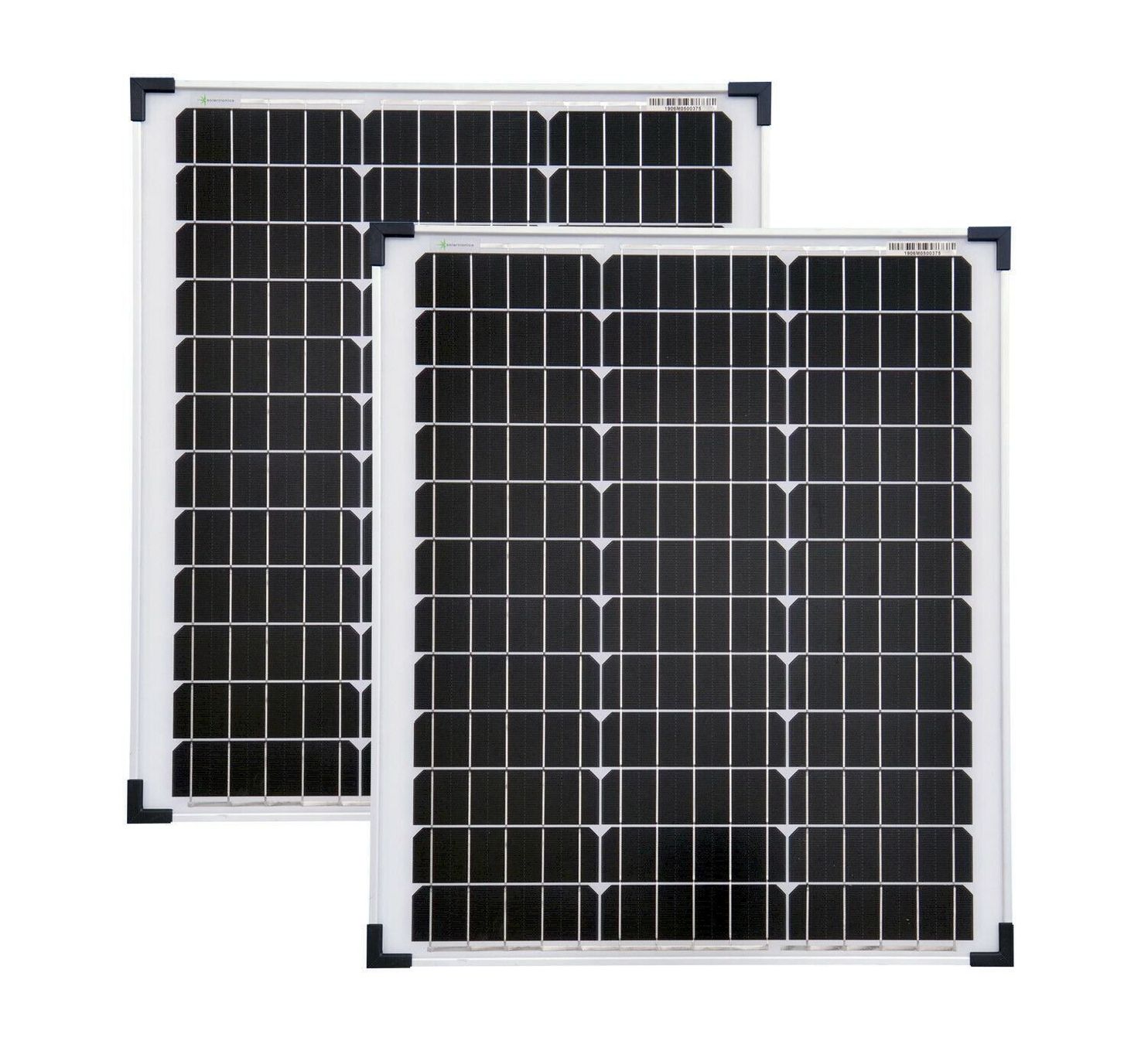 Dispositivi a energia solare: Solartronics 2x Solarmodule Mono 50W – Nuovo e nell'imballaggio originale da Bottighofen venduto da zaap