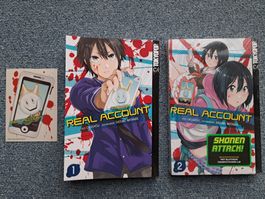 Real Account Manga 1, 2 (OVP) NEU mit Extras