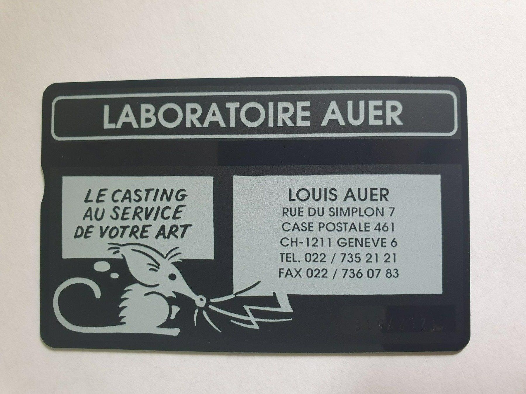 Schede telefoniche: Laboratoire Auer - 300ex / ungebr. – Usato da Rain venduto da chesz 1