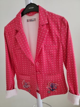 OriginalSportalm Blazer Gr. 38, Rot mit Anker - Sommer Look!