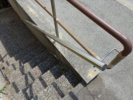 Handlauf Chromstahl Länge 2.2m