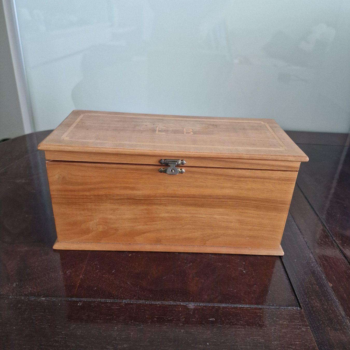 Portagioie: Holzkästli, Vintage Schmuckschatulle mit Initialen EB – Usato da Birr venduto da sen_8djr