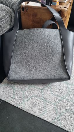 Shopper Wolle grau Stella Mccartney 