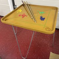 Vintage Carrom Spieltisch 